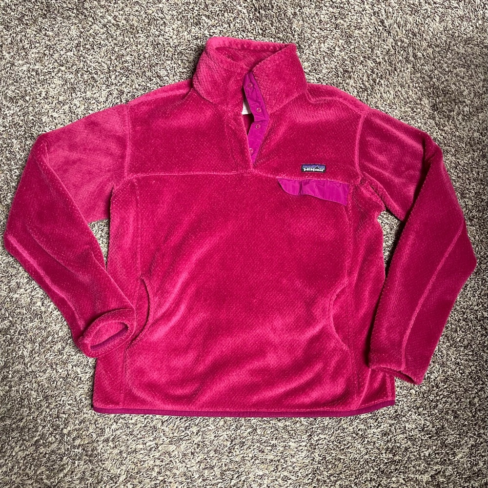 Patagonia women’s pullover XL pink
